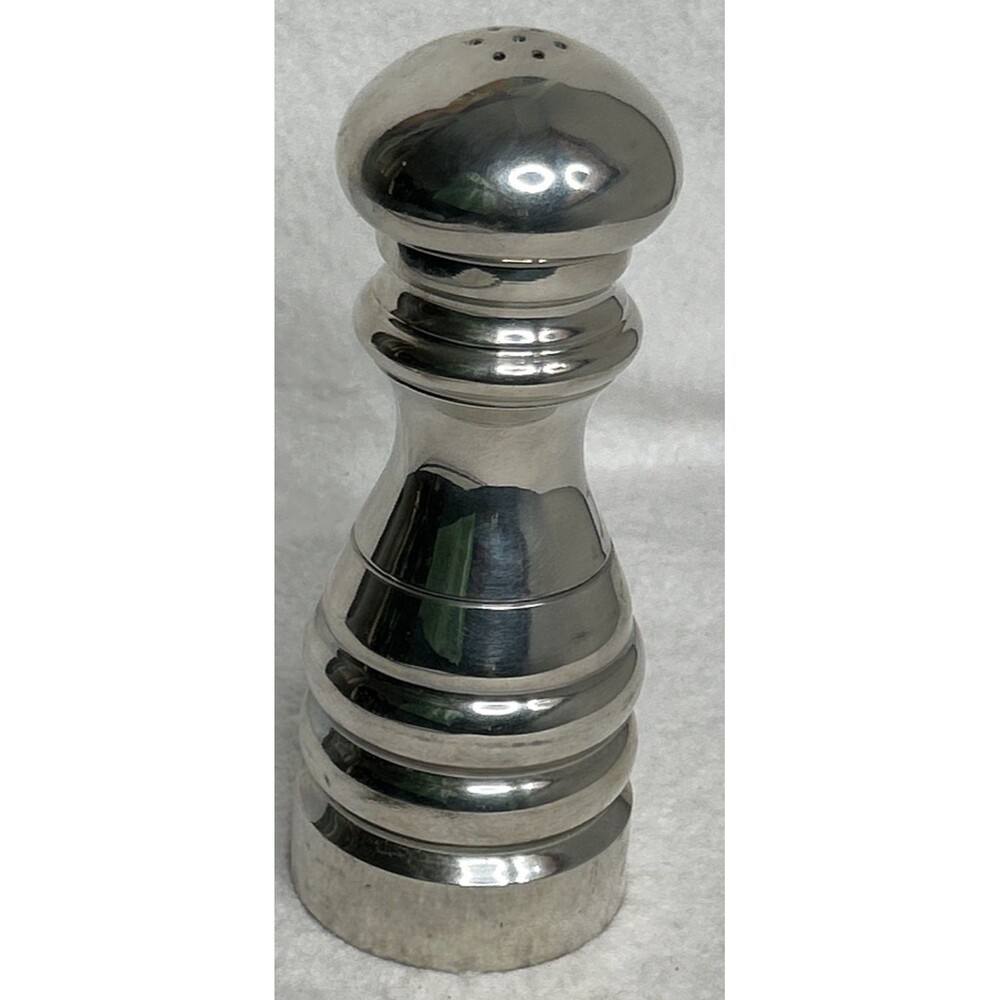 Tre Spade Pewter Pepper Mill Salt Shaker In One 7.5” x 2.75” Made in Italy EUC
